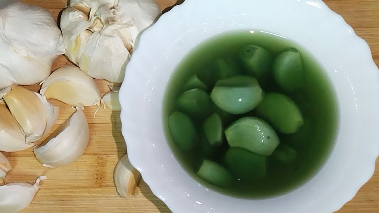 Laba Garlic (Pickle) l Green Garlic l KusinaMotto 