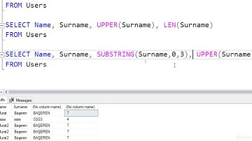 Microsoft SQL Server - Built-in Functions(Hazır Gelen Fonksiyonlar)
