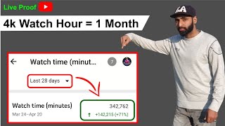 how to complete 4000 hours watch time in just 1 month | Pro Tech Tips