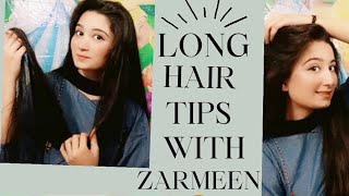 long hair tips with zarmeen