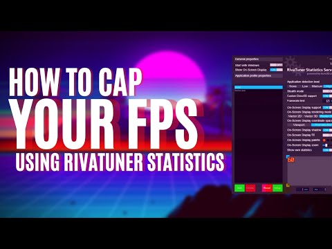 How to cap your fps using rivatuner statistics (Easy and Fast Tutorial)