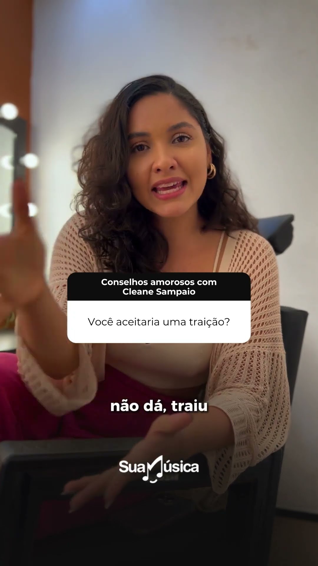 Mulher, eu espero que tu siga o conselho da Cleane, viu! E vévi tua vida ?#shorts