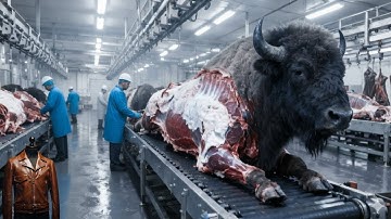 Inside the Bison-Leather Factory: How Raw Bison Hide Becomes Luxury Fashion (Full Process)