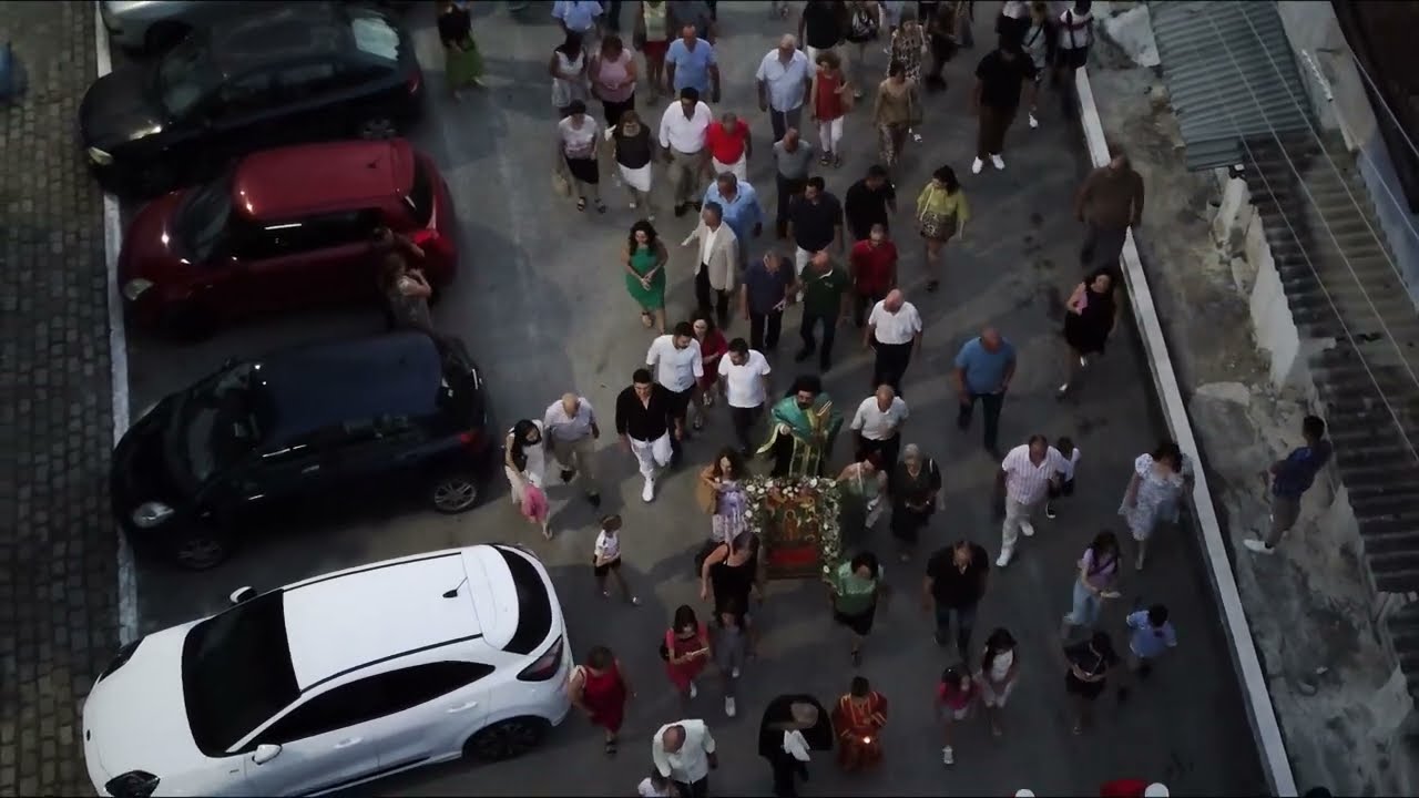 Πεντάπολη Σερρών - Περιφορά εικόνας Tης Παναγίας