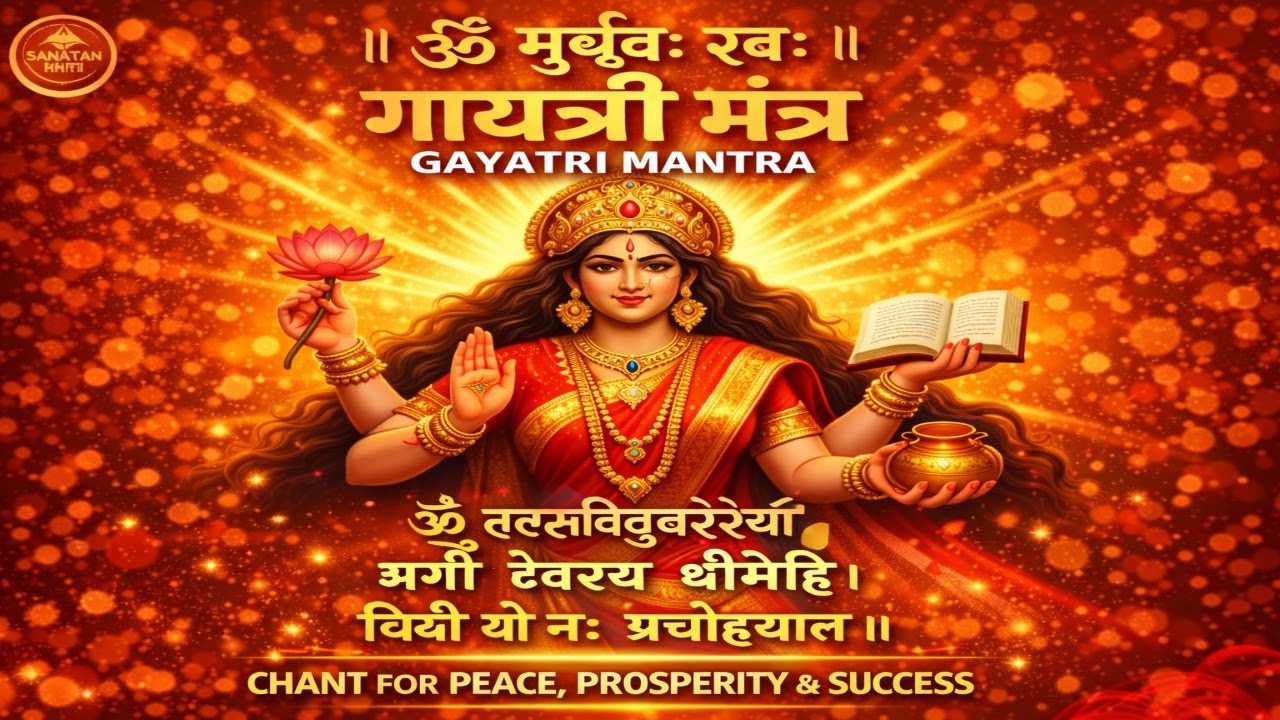 Gayatri Mantra | Om Bhur Bhuva Swaha | Powerful Mantra for Peace & Wisdom