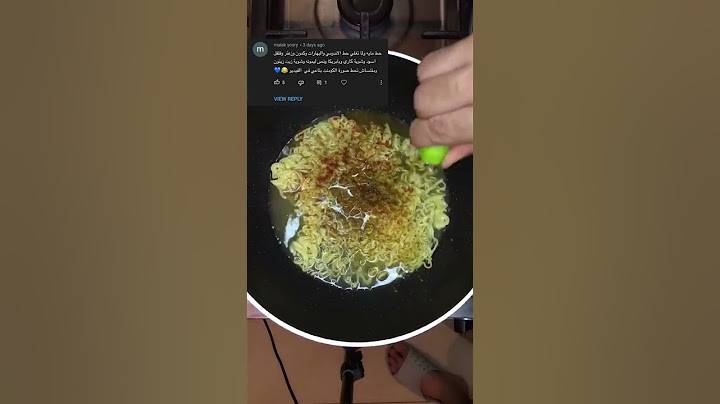 وصفة اندومي رهييييبة ❤️✨😂