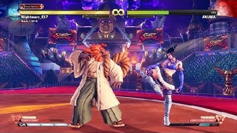 STREET FIGHTER V Fancy Juri Combo