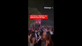 🎶 No Galicia Fest de VIGO todo o mundo sabía a letra desta icónica canción do XABARÍN 🎙️🐗
