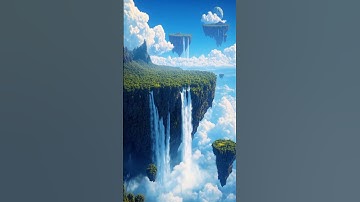 Floating Islands #aigeneration #aishowcase #nature