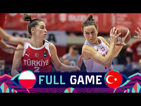 Poland v Turkey | Full Basketball Game | FIBA Women's EuroBasket 2023 Qualifiers