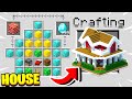 We crafted houses in minecraft works