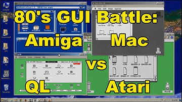 Amiga vs Mac vs Atari vs QL: Battle for the Best GUI of the 80