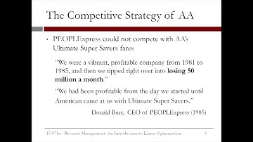 8.2.14 An Introduction to Linear Optimization - Video 8: The Edge of Revenue Management