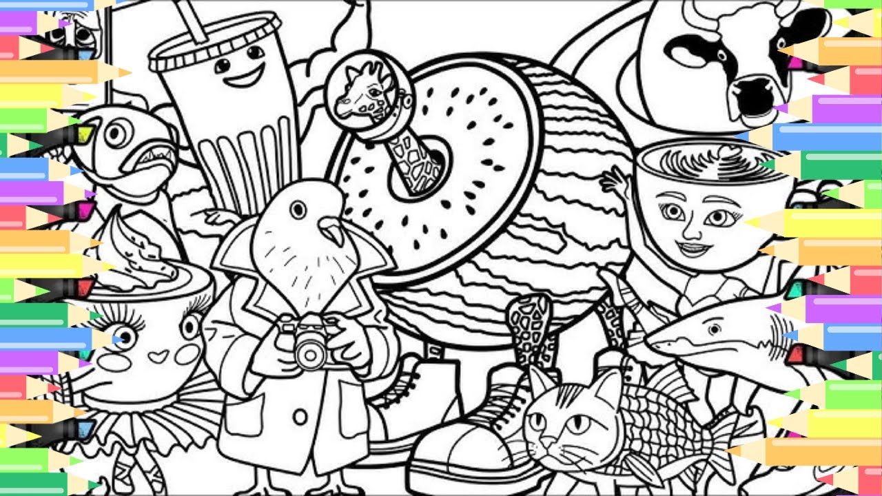 Italian Brainrot Animals New Big Coloring Book | How to Color All Popular BRAINROT MEMES