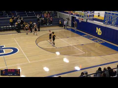 Burlington Notre Dame vs New London High School Varsity Girls  Girls' Varsity Basketball