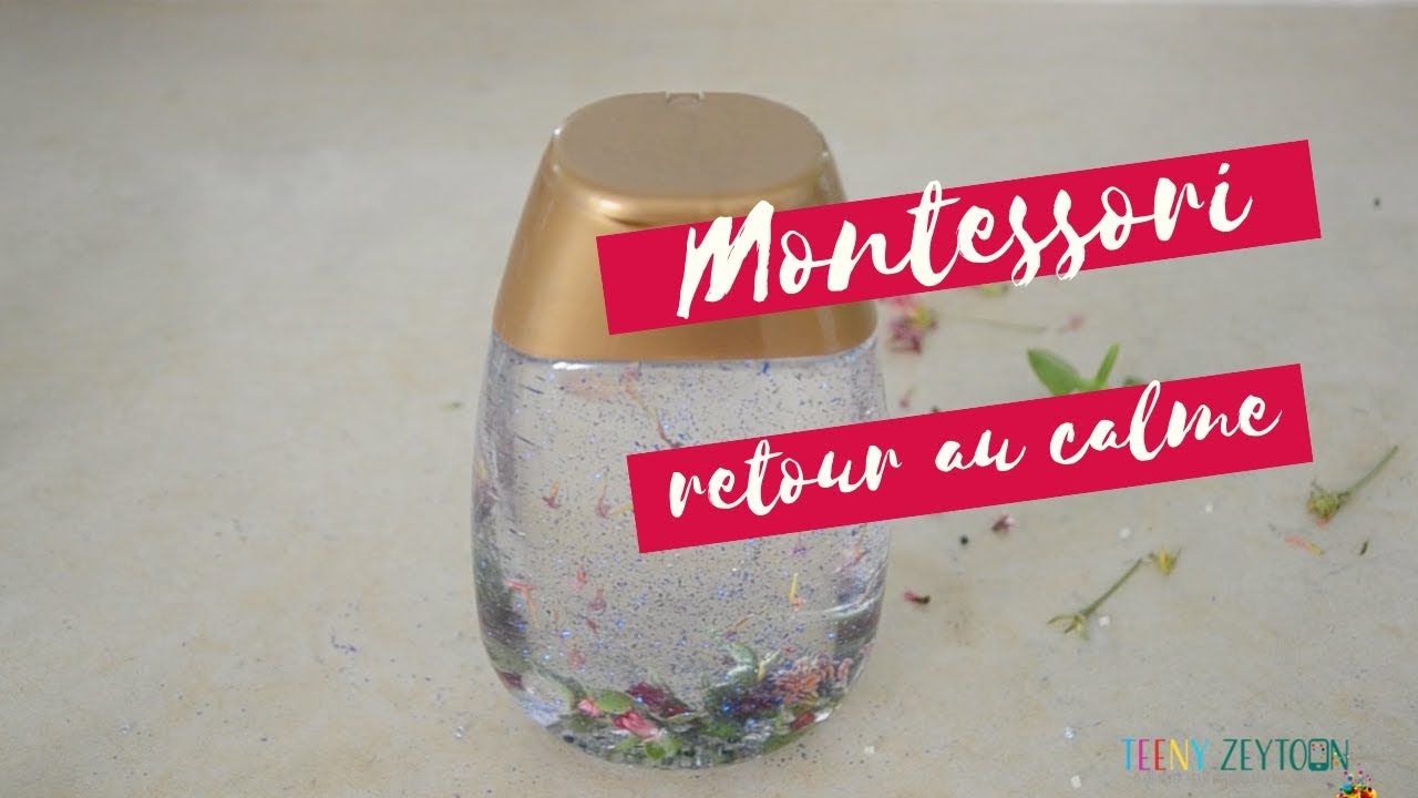 DIY Montessori | Bouteille de Retour au Calme