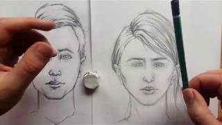 Hoe teken je een gezicht ( vrouw )