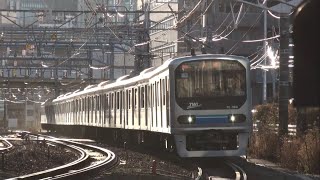【JR東】埼京線 各停大宮行 目黒～恵比寿間 Japan Tokyo JR Saikyo Line Trains
