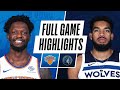 KNICKS at TIMBERWOLVES | FULL GAME HIGHLIGHTS | March 31, 2021