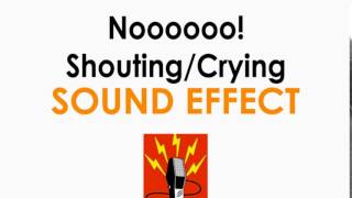 Crying Noooooo! In Agony Sound Effect ♪