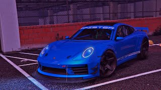 CORRIDA DE RUA COM NOVO CARRO PORSCHE 911 AZUL - GTA V