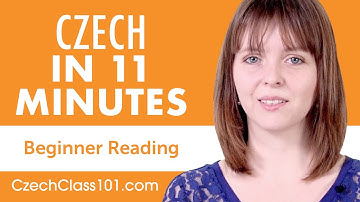 11 Minutes of Czech Reading Comprehension for Beginners