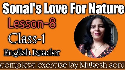 Class-1,lesson-8,Sonal