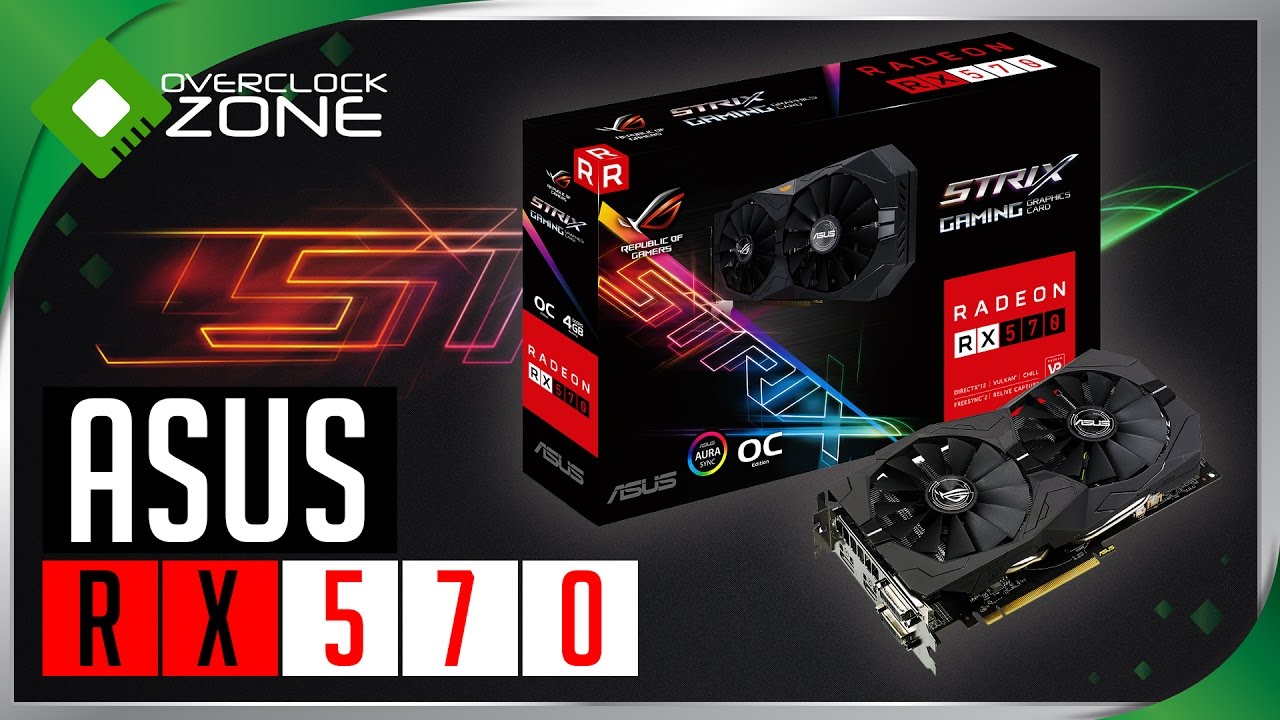 รีวิว ASUS STRIX RX570 : Graphic Card - YouTube