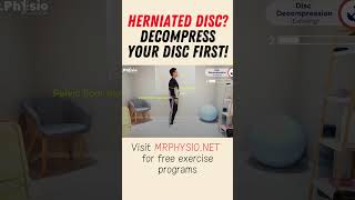 Decompress a herniated disc and relieve pain instantly! #herniateddisc #bulgingdisc