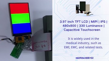 3.97 inch TFT LCD Capacitive Touchscreen