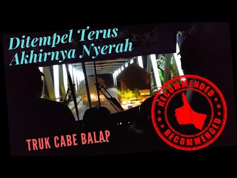 Terlalu Asyik Truk Cabe Balap Dikejar Sugeng Rahayu