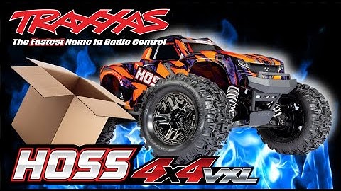 Checking Out The Hoss 4x4 VXL Monster Truck. Traxxas 1/10th RC RTR Unboxing & Bashing Review