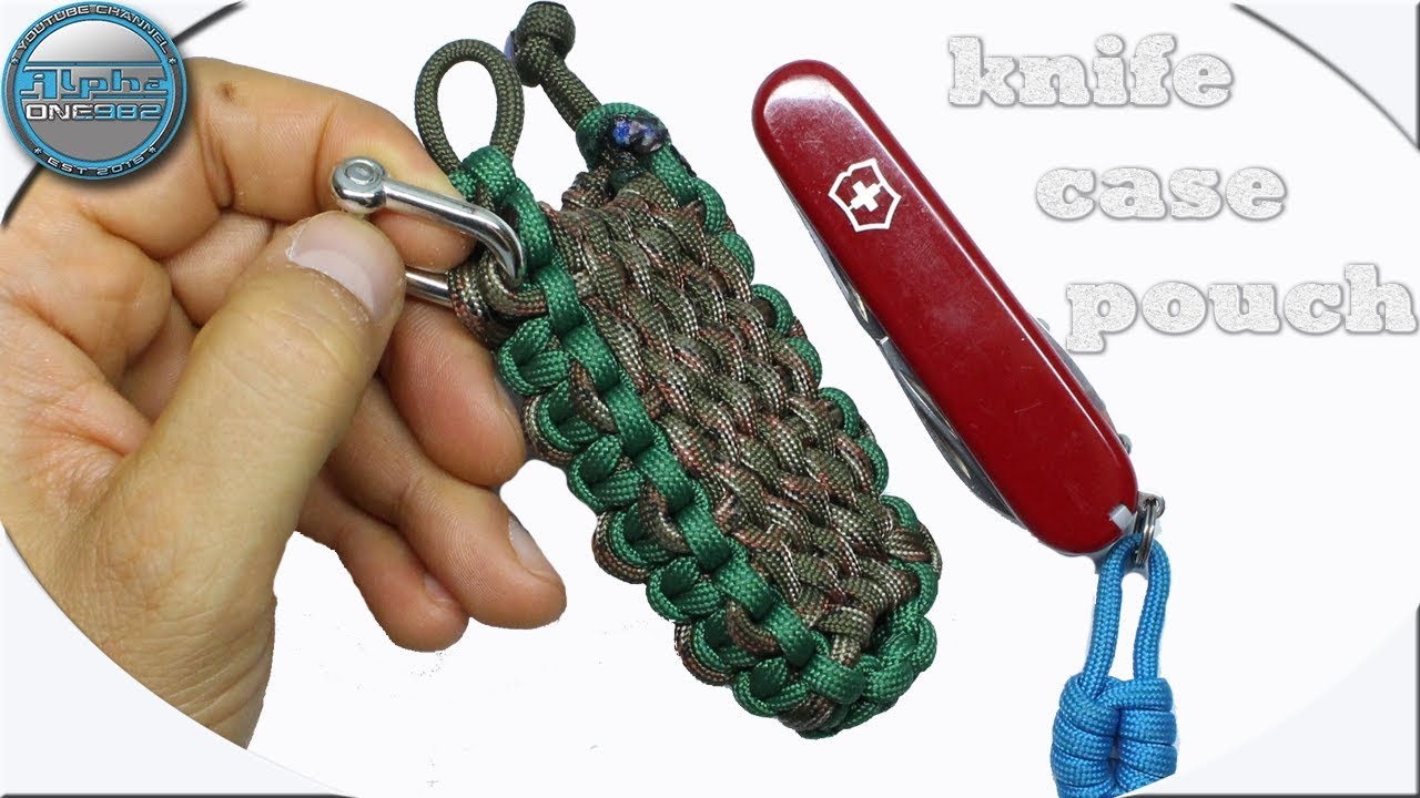 Swiss Army Knife Case How To Make Paracord Knife Pouch Knife Case Knife  Holder Diy Paracord Tutorial - Youtube