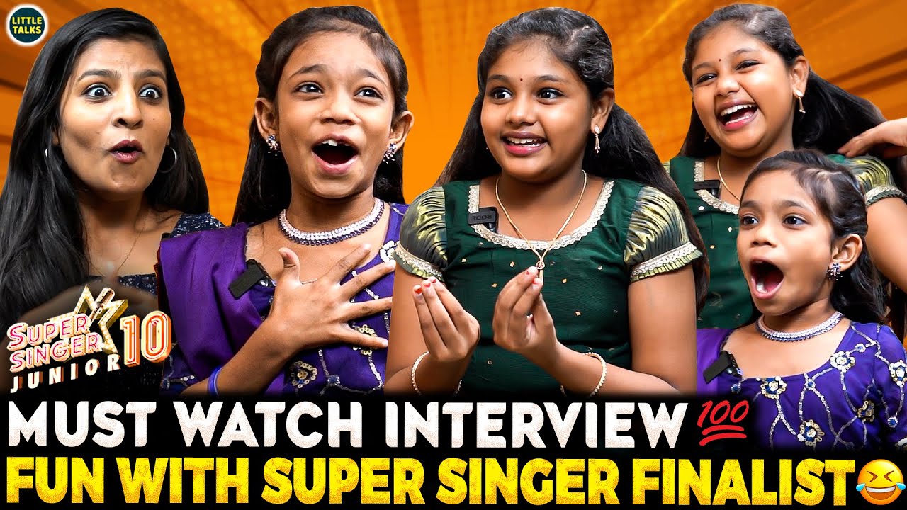 Anchor அக்கா நீங்களும் கூட சேர்ந்து பாடுங்க😂 - Super Singer Finalist Fun Filled Interview