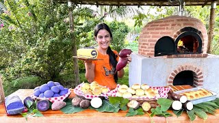 Como fazer pães simples e deliciosos com inhame, mandioca e batata