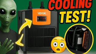 VEVOR Aquarium Chiller 92 Gal 348 L 1/4 HP Hydroponic Water Chiller Unboxing
