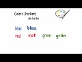 German for Beginners: Lesson 16 - Colors - die Farben