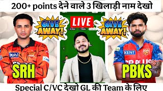 SRH vs PBKS Dream11 Team Prediction|SRH vs PBKS Dream11 Prediction|SRH vs PBKS Dream11 Team| screenshot 5