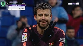 ملخص مباراة إسبانيول و برشلونة | 1-1  | الدوري الإسباني |  4-2-2018 | HD