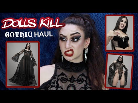 dolls kill black dress