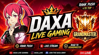 🔥 SHERNI KREGI REGION 😱 | DAXA LIVE ❤️🔥 | FREE FIRE MAX LIVE | SOLO VS SQUAD | GRANDMASTER PUSH