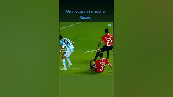 #recuerdos #racing con 9 juegadores derrotaba a #independiente 1 a 0