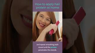 How to apply hair protein at home #Shorts screenshot 1