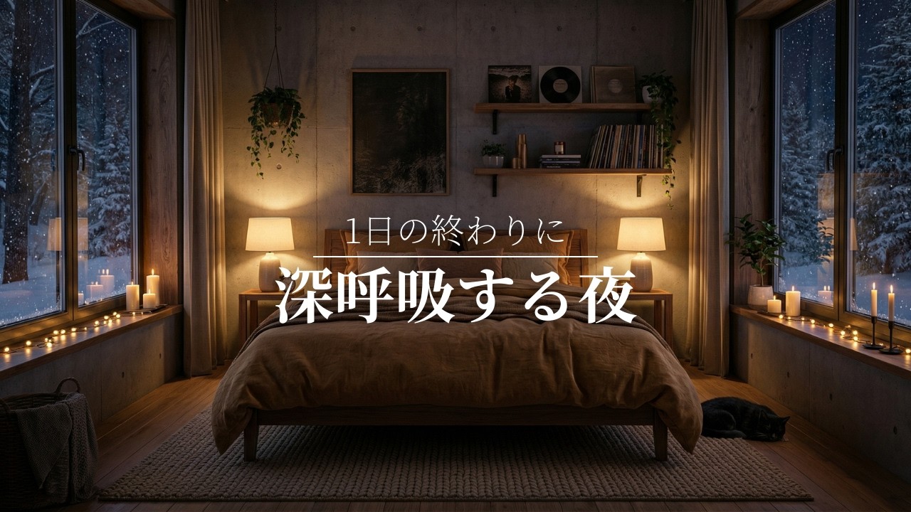【夜の癒しBGM】1日の終わりに、深呼吸する夜。｜Lofi Relaxing Music for Stress Relief