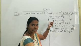 Pair of Linear Equations in Two Variables Class 10 | Maths | 1/3x+y=10/3; 2x+1/4y=11/4