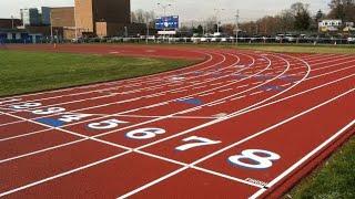 How to make synthetic Athletic Running Track Making
