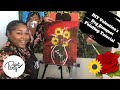Valentine’s Bouquet Paint & Sip At Home! | DIY | Painting Tutorial