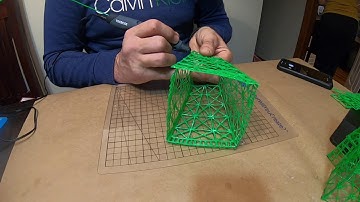3D pen created Eiffel Tower