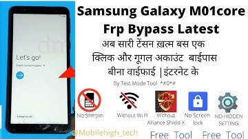 samsung m01 core frp unlock | m01 core frp | samsung m01 core frp bypass | frp bypass m01 core