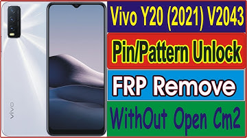 Vivo Y20 (2021) V2043 Pattern Unlock | FRP Remove Cm2 | Just One Click